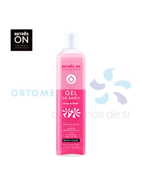 GEL DE BANHO MORANGO E NATA 750ML