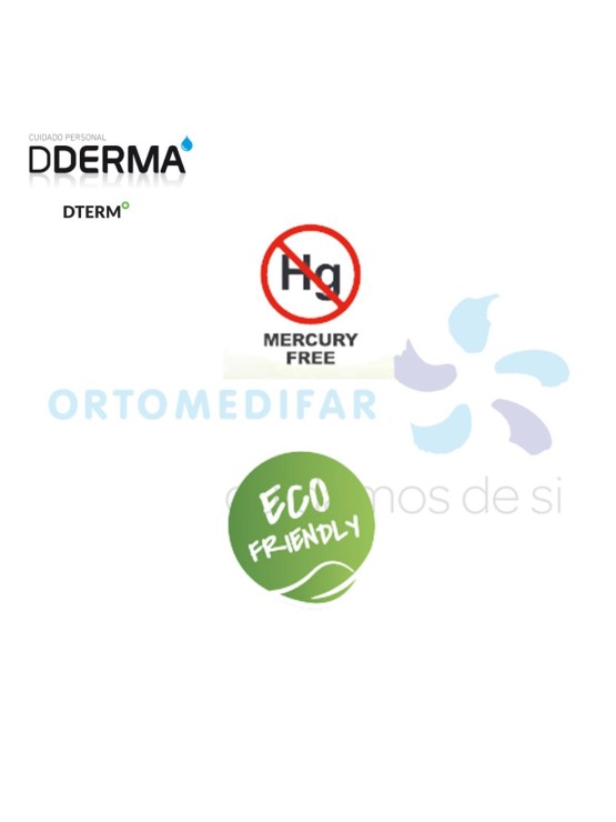 TERMÓMETRO GÁLIO ECOLÓGICO DTERM