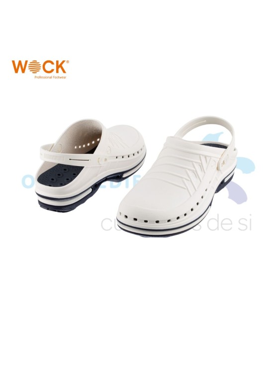 WOCK CLOG 13 - AZUL E BRANCO